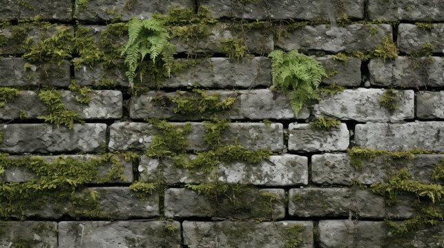 Fototapeta weathered grey brick wall