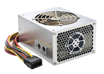  Power supply on a transparent background.