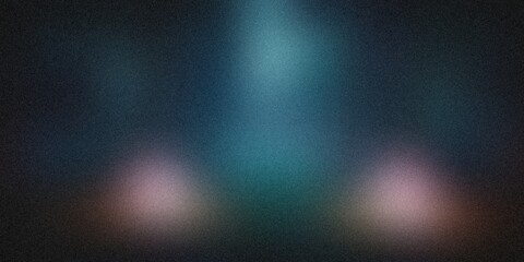 Obraz premium Radiant Lights Glowing Orbs in a Dark Background noisy grainy textured background, banner poster wallpaper background 