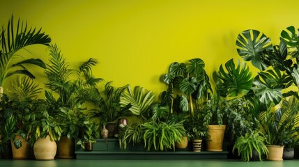 vibrant bright wall
