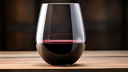 glass stemless wine
