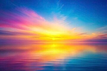 Fototapeta premium Dreamy Gradient Serenity in Minimalist Art