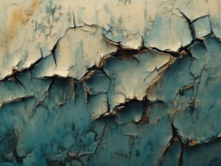 Close-up of peeling paint