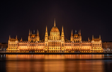 Budapest, Hungary, night in the city