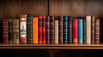 Naklejka premium display book set