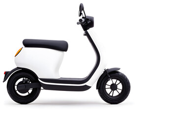Obraz premium Scooter motorcycle isolated on white background 