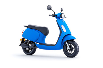 Scooter motorcycle isolated on white background	