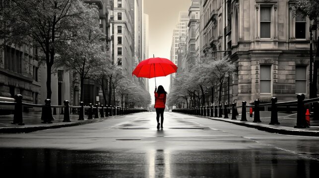 contrast black and white and red