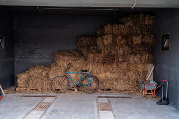 old bicycle on a farm