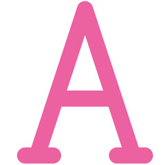 Font icon logo design