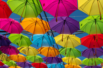 colorful umbrellas