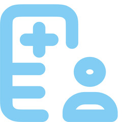 Obraz premium Hospital User icon logo design