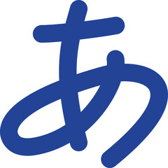 Letter Japanese A icon logo design
