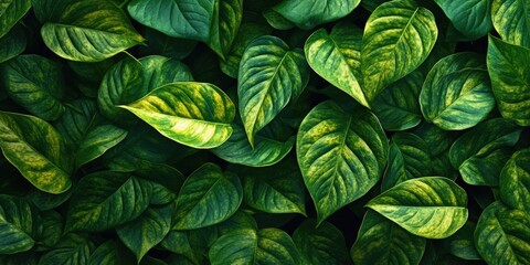 Fototapeta premium Close-up of green leaves
