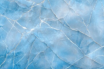 Obraz premium Blue marble texture with intricate patterns and veins, perfect for backgrounds, designs, and natural art projects, conveying calm and elegance.