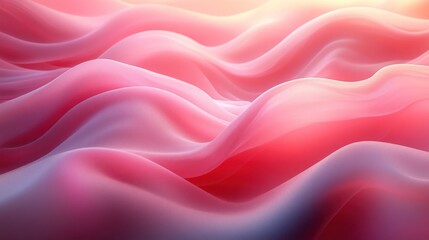 Abstract Pink Waves