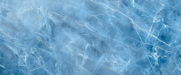 Obraz premium Blue marble texture background with intricate veining, perfect for design projects, presentations, and digital art applications.