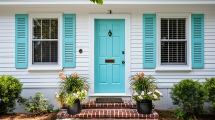 quaint new home front door