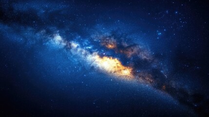 Fototapeta premium Galaxy with central star