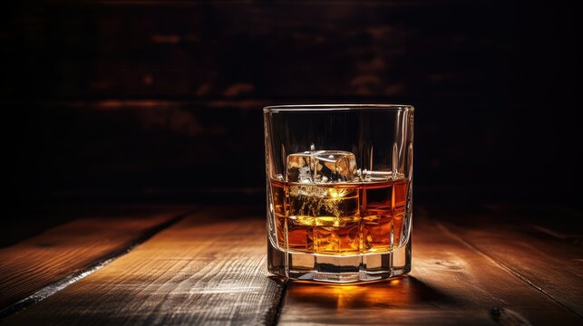 glss a glass of bourbon
