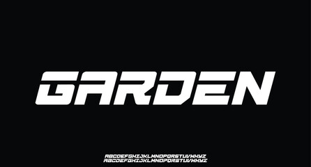 Sport Modern Italic Alphabet Font. Typography urban style fonts for technology, digital, movie logo. vector illustration
