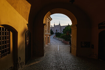 Lublin Old Town, Poland 1.08.2024. Lublin, the city of inspiration