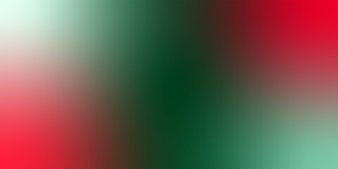 Multicolored blurred gradient background design. Suitable for design projects, brochures, posters, social media, banner, etc. Red and green.