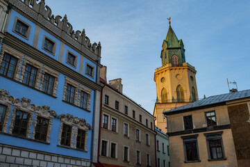 Lublin Old Town, Poland 1.08.2024. Lublin, the city of inspiration