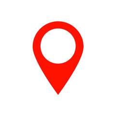 Pin, map marking, map pin - vector icon