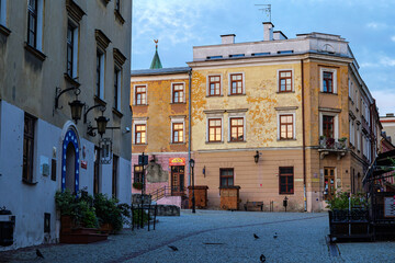 Lublin Old Town, Poland 1.08.2024. Lublin, the city of inspiration