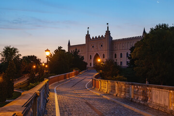 Lublin Old Town, Poland 1.08.2024. Lublin, the city of inspiration