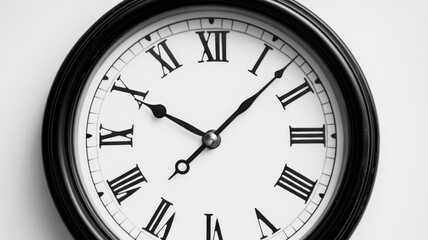 Black and white New Year's Eve with midnight clock, sharp contrasts highlighting clock face textures and hand movement. Christmas, New Year's Eve