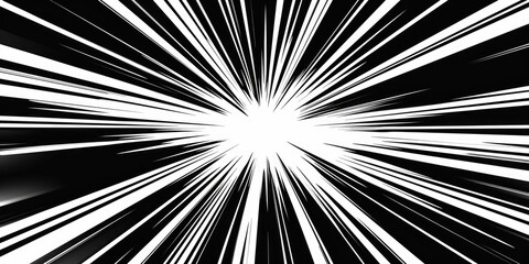 Obraz premium Bright, shattered light rays against dark background.