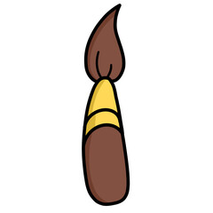 paintbrush, bristles, handle, painting, art, brushstroke, fine art, watercolor, acrylic, oil paint, artist, tool, brush