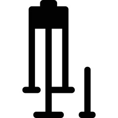 Simple vector icon on a theme syringe
