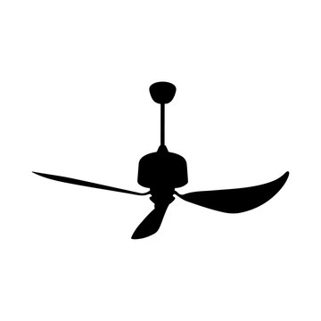 recommend clip art: Ceiling Fan Vector  silhouette