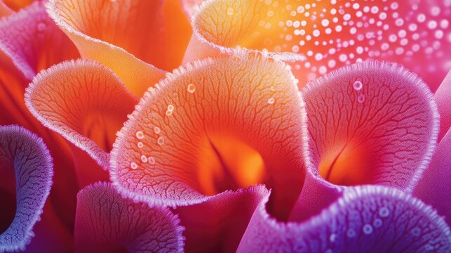 Halftone flower design with a vibrant blossom wave, creating a striking celosia shipra backdrop. This flower background banner panorama offers a captivating visual with ample copy space.