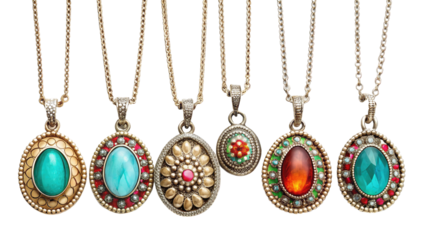 Necklaces accessory showcasing various styles, from delicate pendants to bold statement pieces for fashion and charm to any outfit.