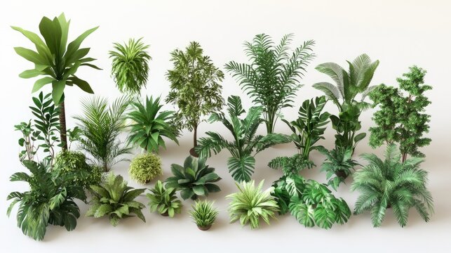 Vibrant collection of large primorye plants, perfect for adding lush greenery to any setting. This large primorye plant collection offers various shapes and textures with ample copy space.