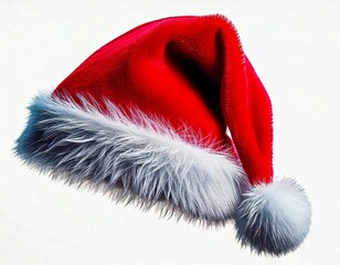 Santa hat isolated on white background crismas Santa Claus