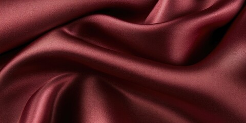 Obraz premium Silk texture in a rich garnet red tone, complemented by a gentle light silk backdrop. The garnet red refers to a deep, luxurious quality often associated with silk.