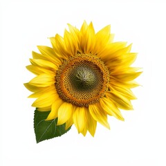 Fototapeta premium Close up of a Bright Sunflower Head Focusing on the Intricate Details