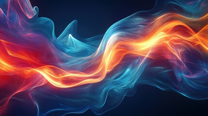 Enchanting Waves of Light: Exploring the Mystical Flow of Energy Through Nature's Colorful Essence