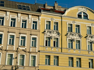 Altbaufassaden im 15. Bezirk von Wien