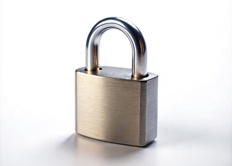 Fototapeta premium Minimalist Security Padlock Photography - Simple, Secure, and Stylish