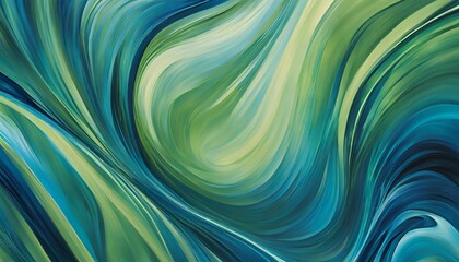 3D render of an abstract wavy sculpture with pearlescent car paint