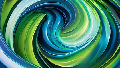 3D render of an abstract wavy sculpture with pearlescent car paint