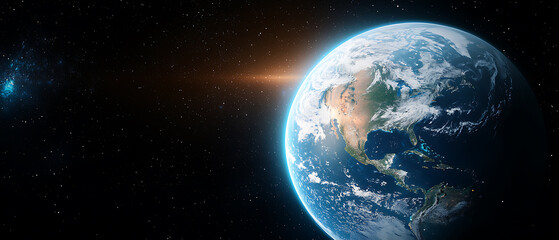 Exploring the vibrant holographic perspective of earth's satellite transmission a journey through space and time