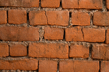 Obraz premium red brick wall