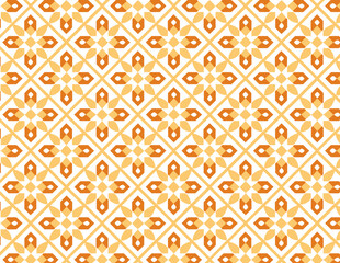 Obraz premium Geometric Floral Pattern